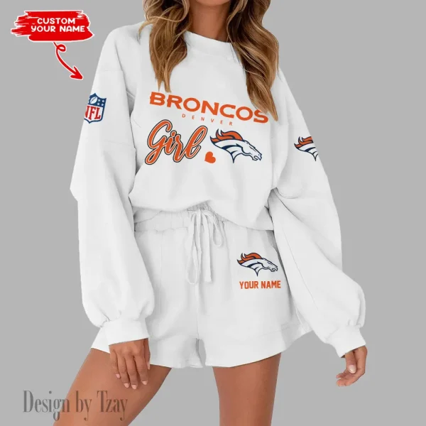 Denver Broncos Fashionable Casual Women's Sweatsuit New 2025 SPTW2POSS074 - Image 2