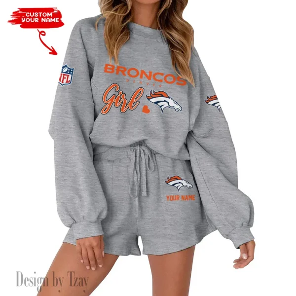Denver Broncos Fashionable Casual Women's Sweatsuit New 2025 SPTW2POSS074 - Image 4