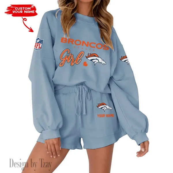 Denver Broncos Fashionable Casual Women's Sweatsuit New 2025 SPTW2POSS074 - Image 5