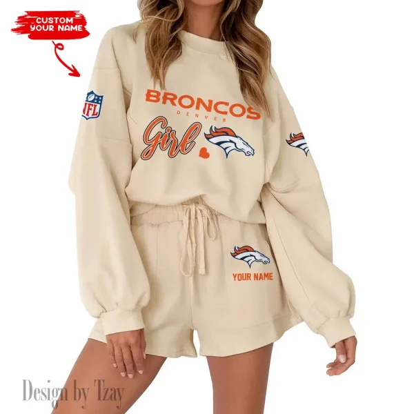 Denver Broncos Fashionable Casual Women's Sweatsuit New 2025 SPTW2POSS074 - Image 6