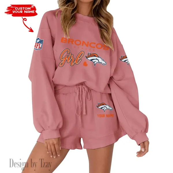 Denver Broncos Fashionable Casual Women's Sweatsuit New 2025 SPTW2POSS074 - Image 7