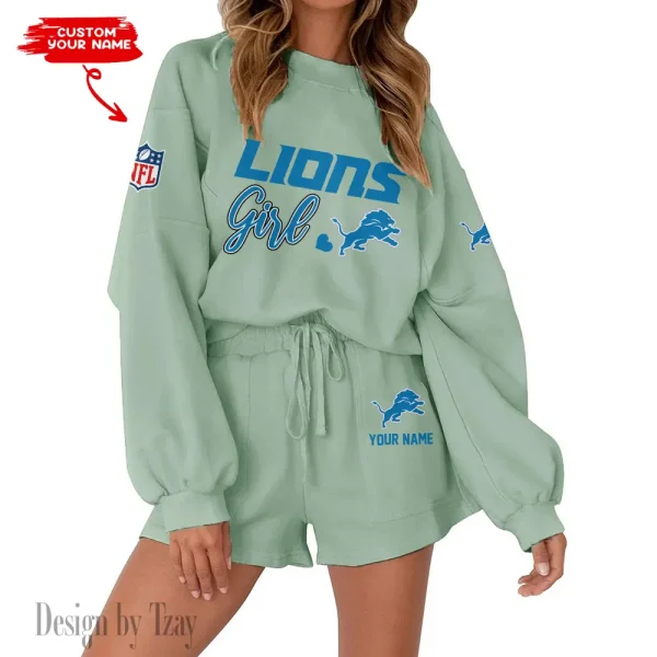 Detroit Lions Fashionable Casual Women's Sweatsuit New 2025 SPTW2POSS075 - Image 6