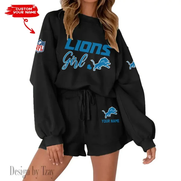 Detroit Lions Fashionable Casual Women's Sweatsuit New 2025 SPTW2POSS075 - Image 7