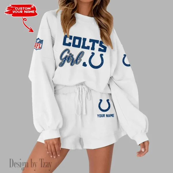 Indianapolis Colts Fashionable Casual Women's Sweatsuit New 2025 SPTW2POSS078 - Image 2