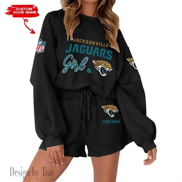 Jacksonville Jaguars Fashionable Casual Women's Sweatsuit New 2025 SPTW2POSS079