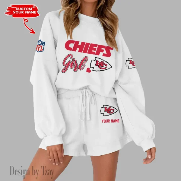Kansas City Chiefs Fashionable Casual Women's Sweatsuit New 2025 SPTW2POSS080 - Image 2