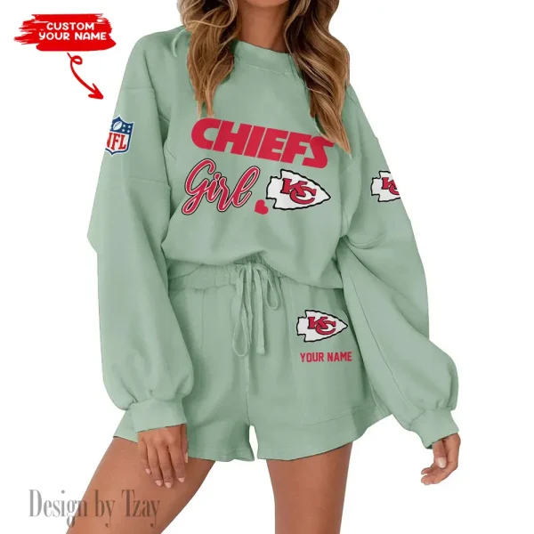 Kansas City Chiefs Fashionable Casual Women's Sweatsuit New 2025 SPTW2POSS080 - Image 3