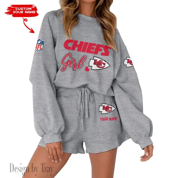 Kansas City Chiefs Fashionable Casual Women's Sweatsuit New 2025 SPTW2POSS080 - Image 4