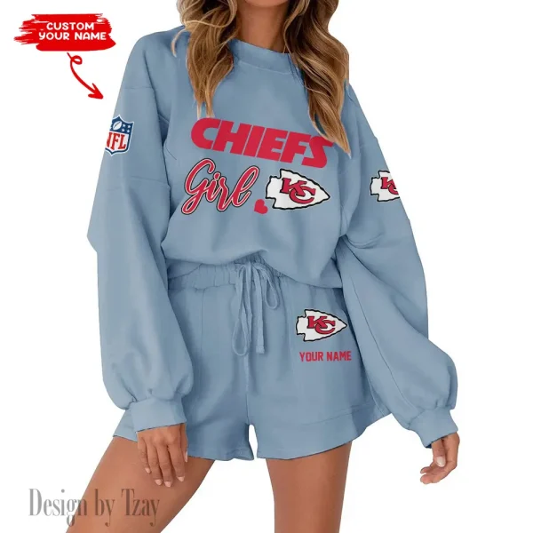 Kansas City Chiefs Fashionable Casual Women's Sweatsuit New 2025 SPTW2POSS080 - Image 5