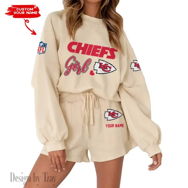 Kansas City Chiefs Fashionable Casual Women's Sweatsuit New 2025 SPTW2POSS080 - Image 6