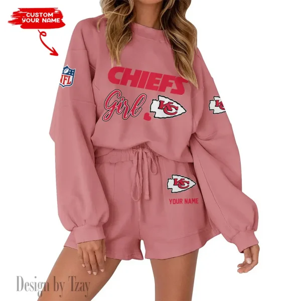 Kansas City Chiefs Fashionable Casual Women's Sweatsuit New 2025 SPTW2POSS080 - Image 7