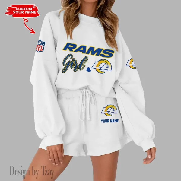Los Angeles Rams Fashionable Casual Women's Sweatsuit New 2025 SPTW2POSS083 - Image 2