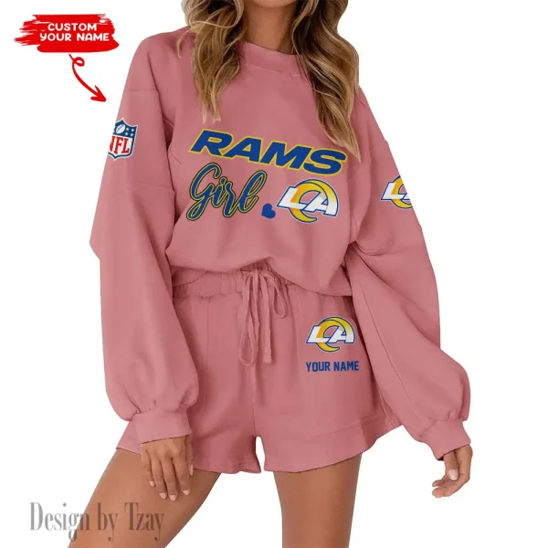 Los Angeles Rams Fashionable Casual Women's Sweatsuit New 2025 SPTW2POSS083 - Image 3