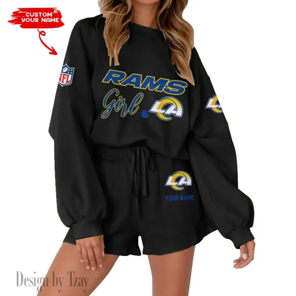 Los Angeles Rams Fashionable Casual Women's Sweatsuit New 2025 SPTW2POSS083