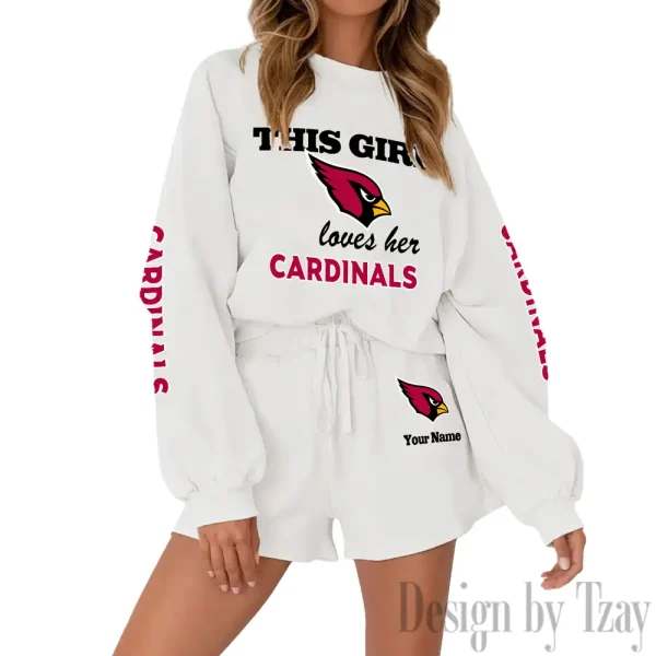 Arizona Cardinals Fashionable Casual Women's Sweatsuit New 2025 SPTW2POSS033 - Image 8