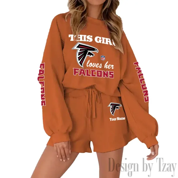 Atlanta Falcons Fashionable Casual Women's Sweatsuit New 2025 SPTW2POSS034 - Image 4