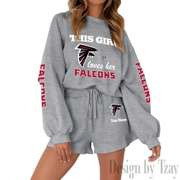 Atlanta Falcons Fashionable Casual Women's Sweatsuit New 2025 SPTW2POSS034 - Image 5