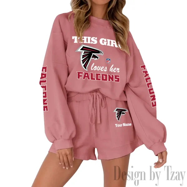 Atlanta Falcons Fashionable Casual Women's Sweatsuit New 2025 SPTW2POSS034 - Image 7