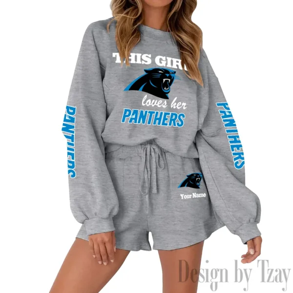 Carolina Panthers Fashionable Casual Women's Sweatsuit New 2025 SPTW2POSS037 - Image 6