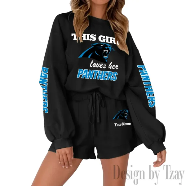 Carolina Panthers Fashionable Casual Women's Sweatsuit New 2025 SPTW2POSS037 - Image 8