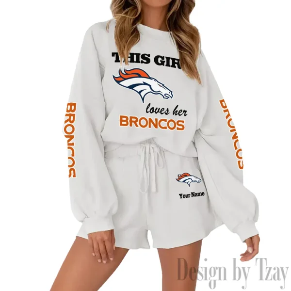 Denver Broncos Fashionable Casual Women's Sweatsuit New 2025 SPTW2POSS042 - Image 6