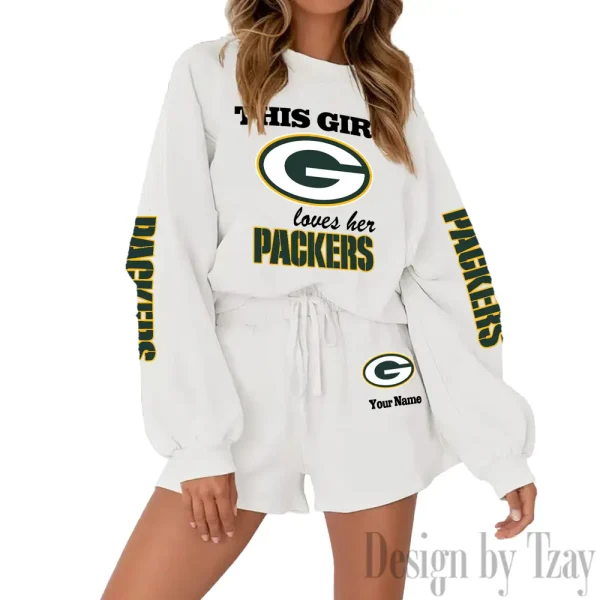 Green Bay Packers Fashionable Casual Women's Sweatsuit New 2025 SPTW2POSS044 - Image 2