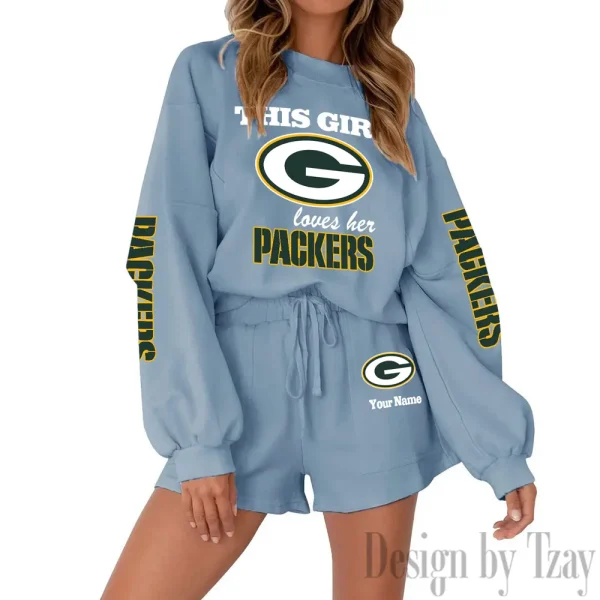 Green Bay Packers Fashionable Casual Women's Sweatsuit New 2025 SPTW2POSS044 - Image 6