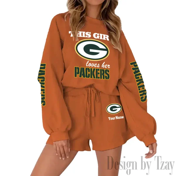 Green Bay Packers Fashionable Casual Women's Sweatsuit New 2025 SPTW2POSS044 - Image 7