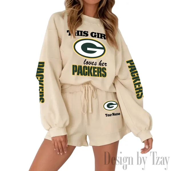 Green Bay Packers Fashionable Casual Women's Sweatsuit New 2025 SPTW2POSS044 - Image 8