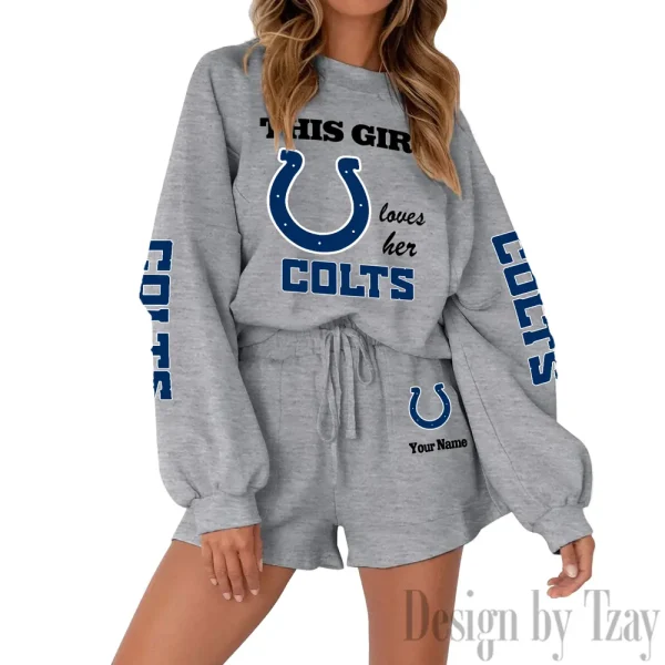 Indianapolis Colts Fashionable Casual Women's Sweatsuit New 2025 SPTW2POSS046 - Image 6