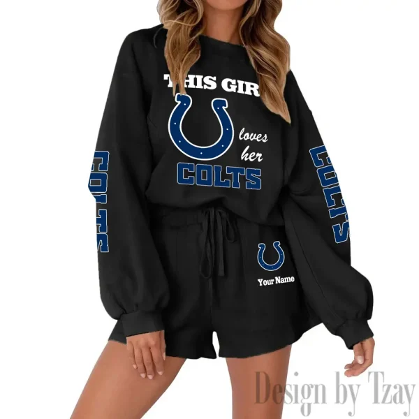 Indianapolis Colts Fashionable Casual Women's Sweatsuit New 2025 SPTW2POSS046 - Image 7
