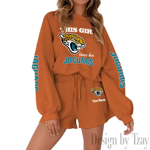 Jacksonville Jaguars Fashionable Casual Women's Sweatsuit New 2025 SPTW2POSS047 - Image 2