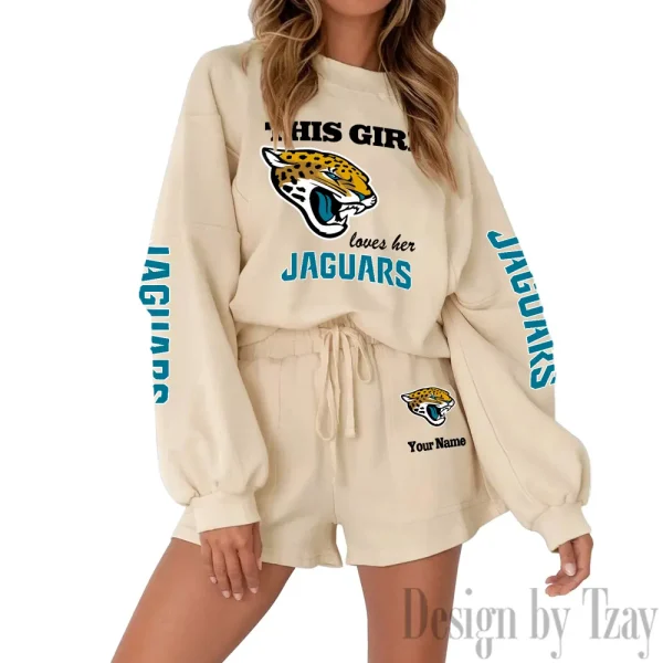 Jacksonville Jaguars Fashionable Casual Women's Sweatsuit New 2025 SPTW2POSS047 - Image 3