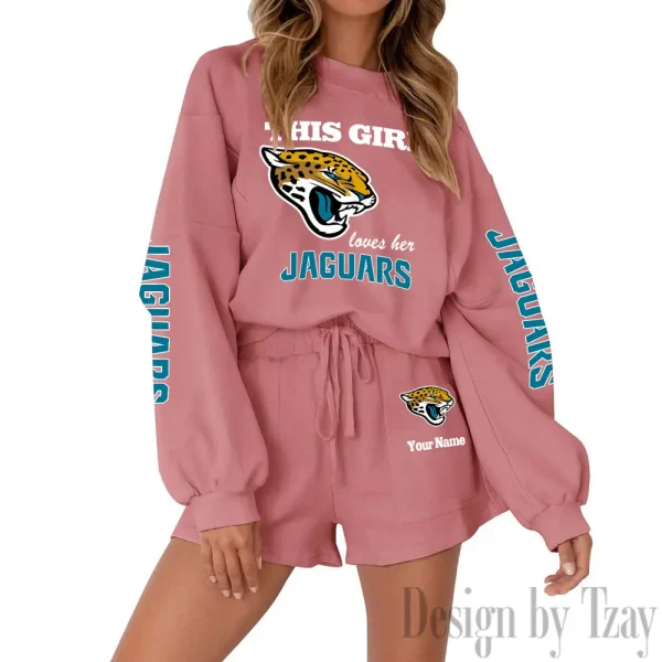 Jacksonville Jaguars Fashionable Casual Women's Sweatsuit New 2025 SPTW2POSS047 - Image 4