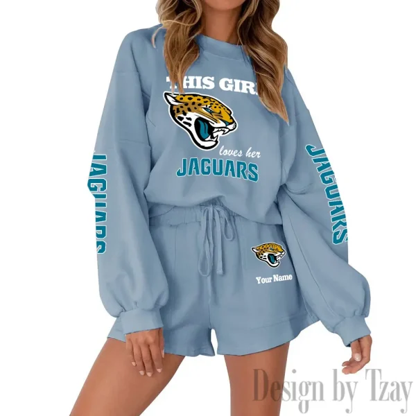 Jacksonville Jaguars Fashionable Casual Women's Sweatsuit New 2025 SPTW2POSS047 - Image 7