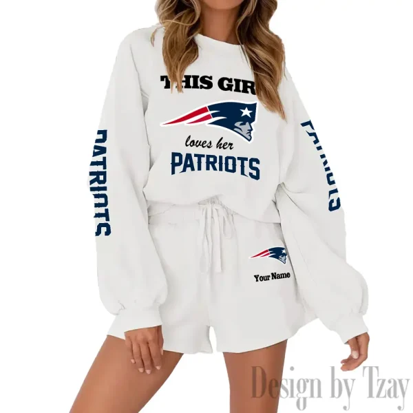 New England Patriots Fashionable Casual Women's Sweatsuit New 2025 SPTW2POSS054 - Image 4