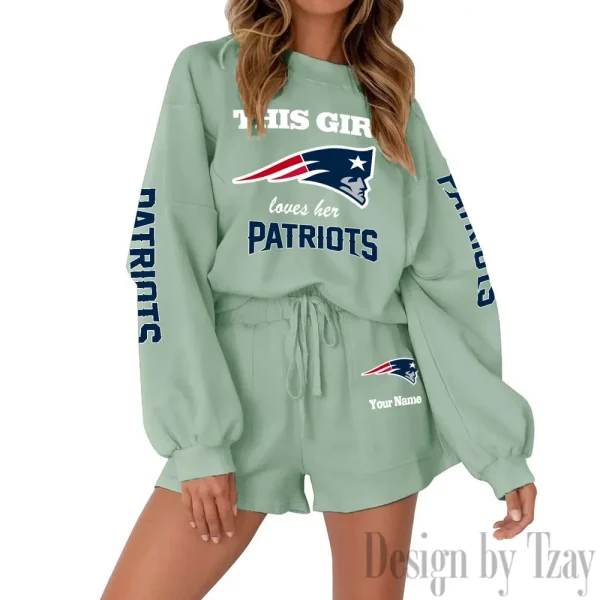 New England Patriots Fashionable Casual Women's Sweatsuit New 2025 SPTW2POSS054 - Image 5