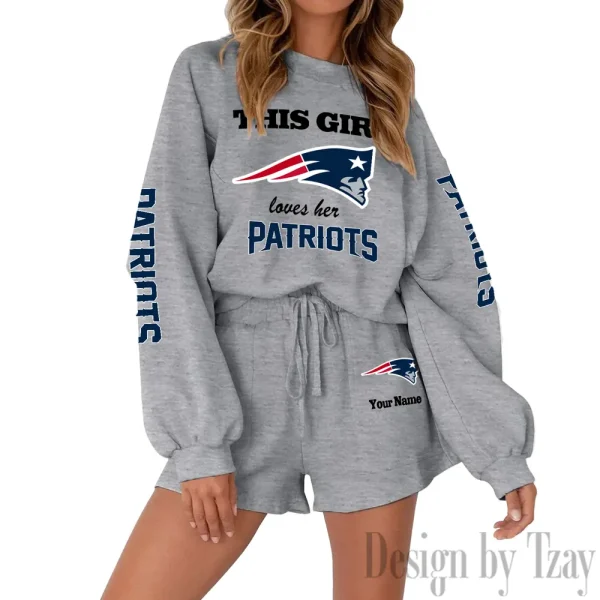 New England Patriots Fashionable Casual Women's Sweatsuit New 2025 SPTW2POSS054 - Image 6