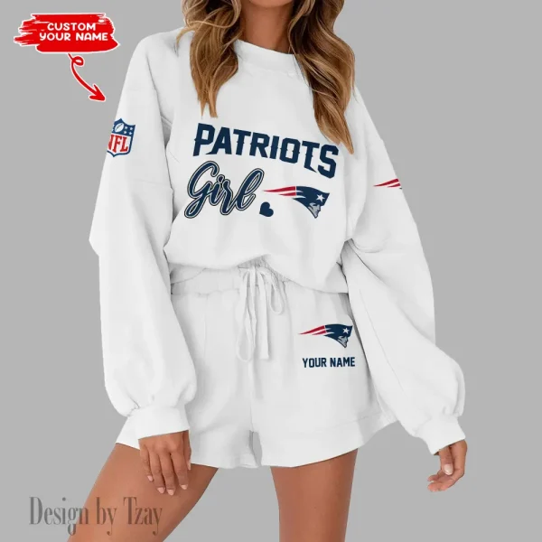 New England Patriots Fashionable Casual Women's Sweatsuit New 2025 SPTW2POSS086 - Image 2