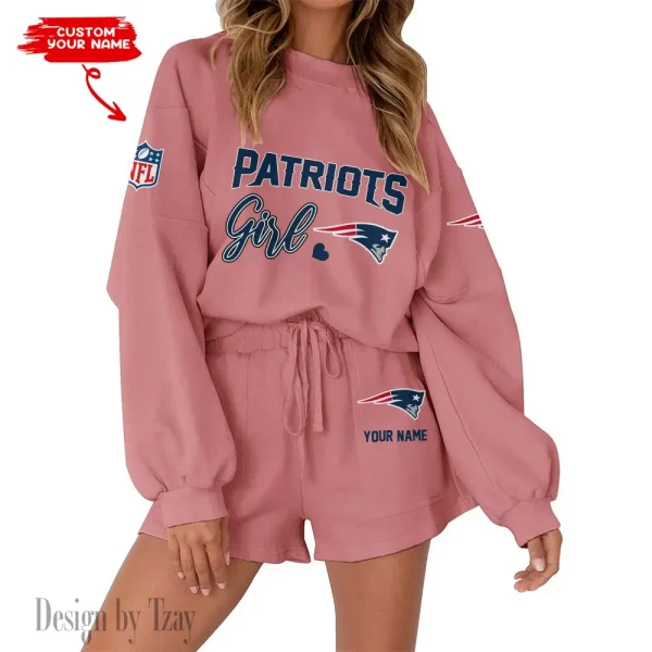 New England Patriots Fashionable Casual Women's Sweatsuit New 2025 SPTW2POSS086 - Image 3