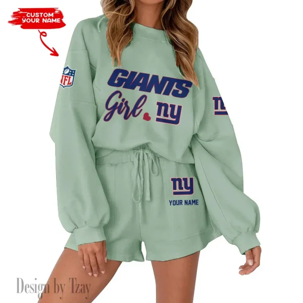 New York Giants Fashionable Casual Women's Sweatsuit New 2025 SPTW2POSS088 - Image 4