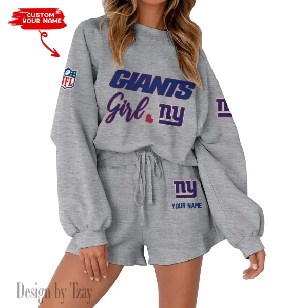 New York Giants Fashionable Casual Women's Sweatsuit New 2025 SPTW2POSS088 - Image 5
