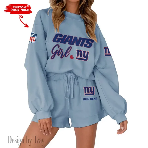 New York Giants Fashionable Casual Women's Sweatsuit New 2025 SPTW2POSS088 - Image 6