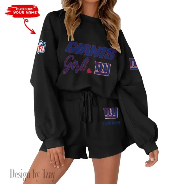 New York Giants Fashionable Casual Women's Sweatsuit New 2025 SPTW2POSS088 - Image 7
