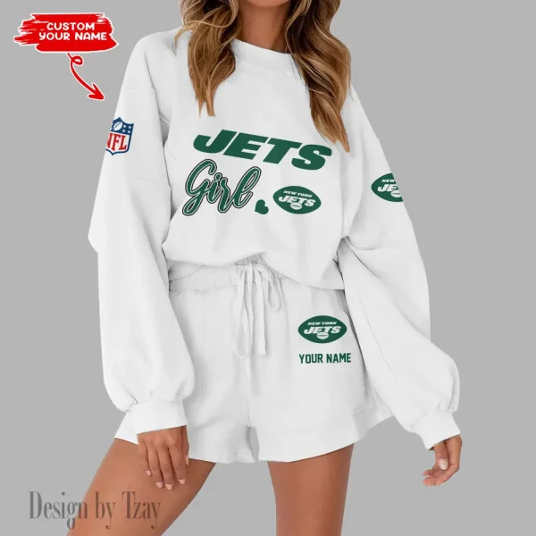 New York Jets Fashionable Casual Women's Sweatsuit New 2025 SPTW2POSS089 - Image 2
