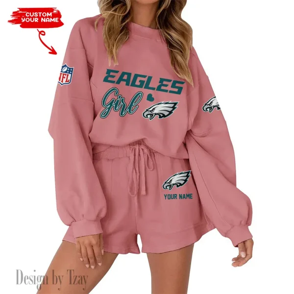 Philadelphia Eagles Fashionable Casual Women's Sweatsuit New 2025 SPTW2POSS090 - Image 4