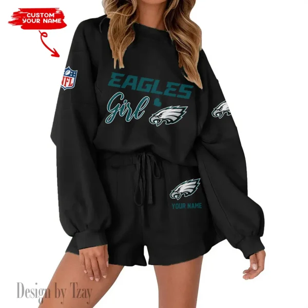 Philadelphia Eagles Fashionable Casual Women's Sweatsuit New 2025 SPTW2POSS090 - Image 6
