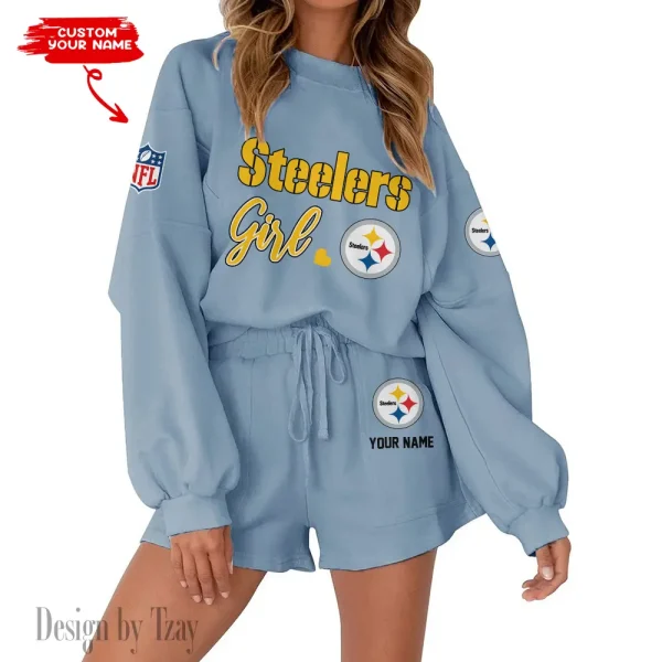 Pittsburgh Steelers Fashionable Casual Women's Sweatsuit New 2025 SPTW2POSS091 - Image 4