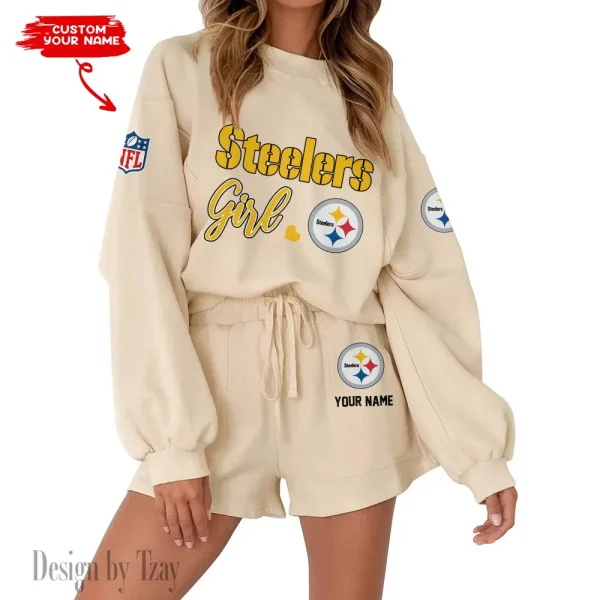 Pittsburgh Steelers Fashionable Casual Women's Sweatsuit New 2025 SPTW2POSS091 - Image 5