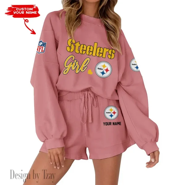Pittsburgh Steelers Fashionable Casual Women's Sweatsuit New 2025 SPTW2POSS091 - Image 6